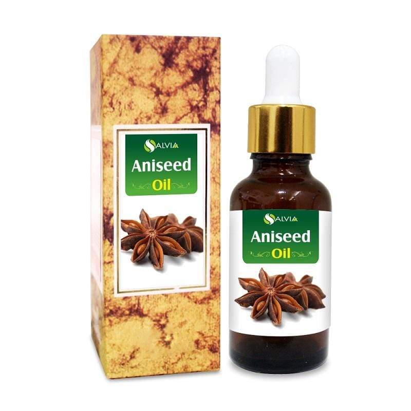 Salvia Natural Essential Oils Aniseed Oil (Pimpinella Anisum) Natural Pure Essential Oil Undiluted Therapeutic Grade For Medicine, Inhaler Blends Help Ease Bronchitis, Colds And The Flu
